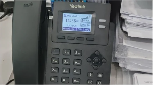 Cloud PBX customer setup with office IP phones