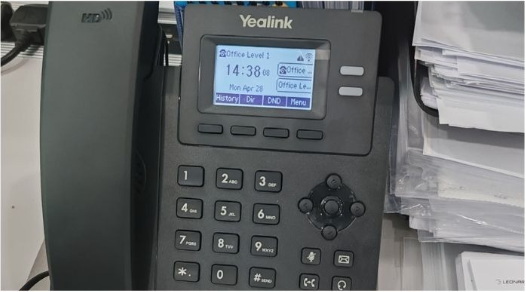 Cloud PBX customer setup with office IP phones