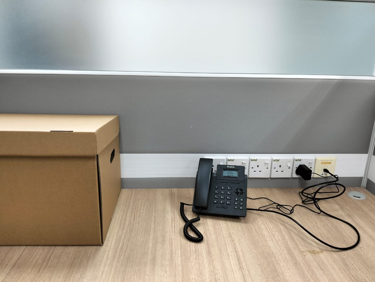 Cloud PBX customer setup with office IP phones