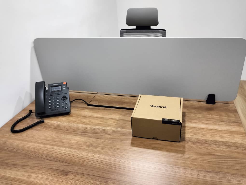 Cloud PBX customer setup with office IP phones