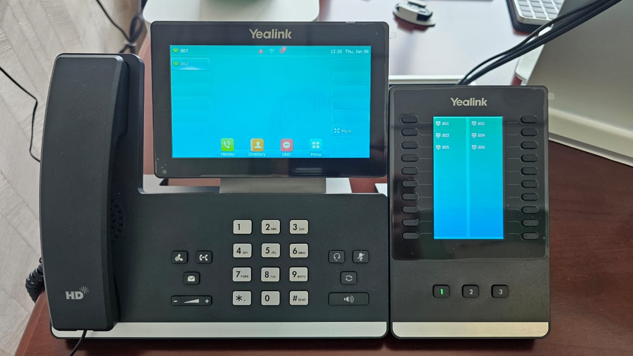 Cloud PBX customer setup with office IP phones