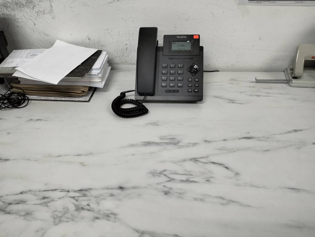 Cloud PBX customer setup with office IP phones