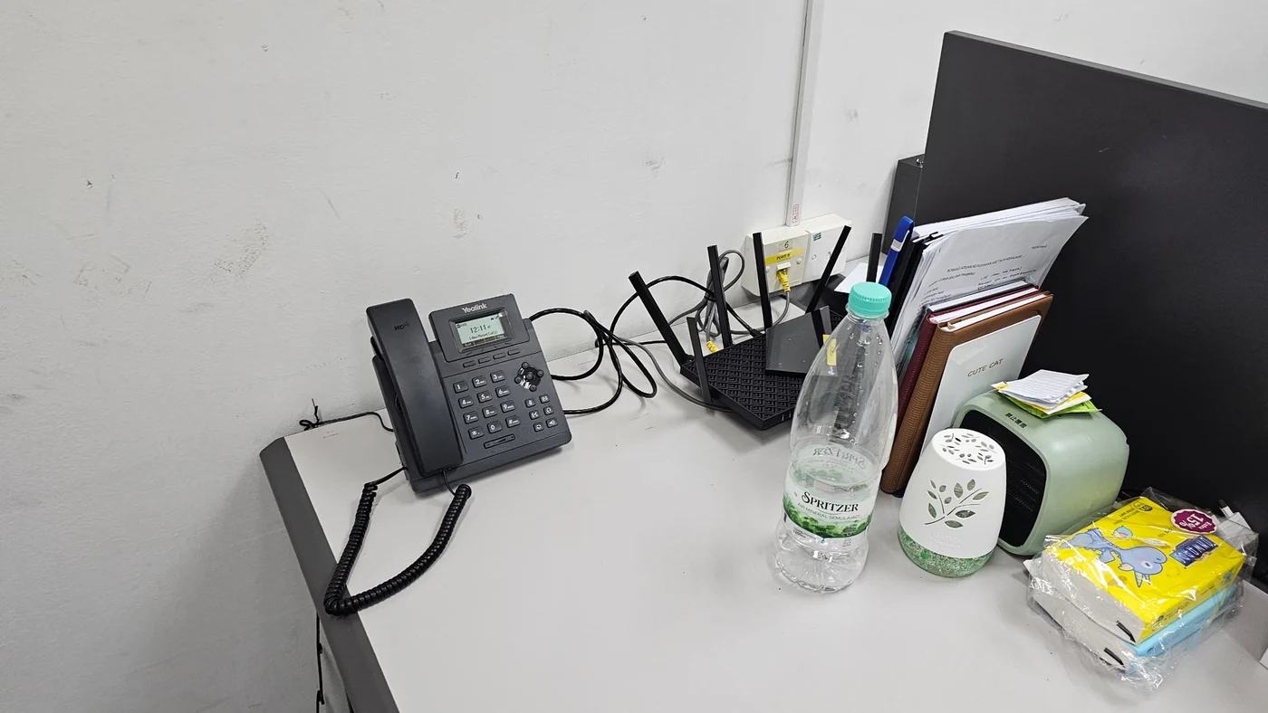 Cloud PBX customer setup with office IP phones
