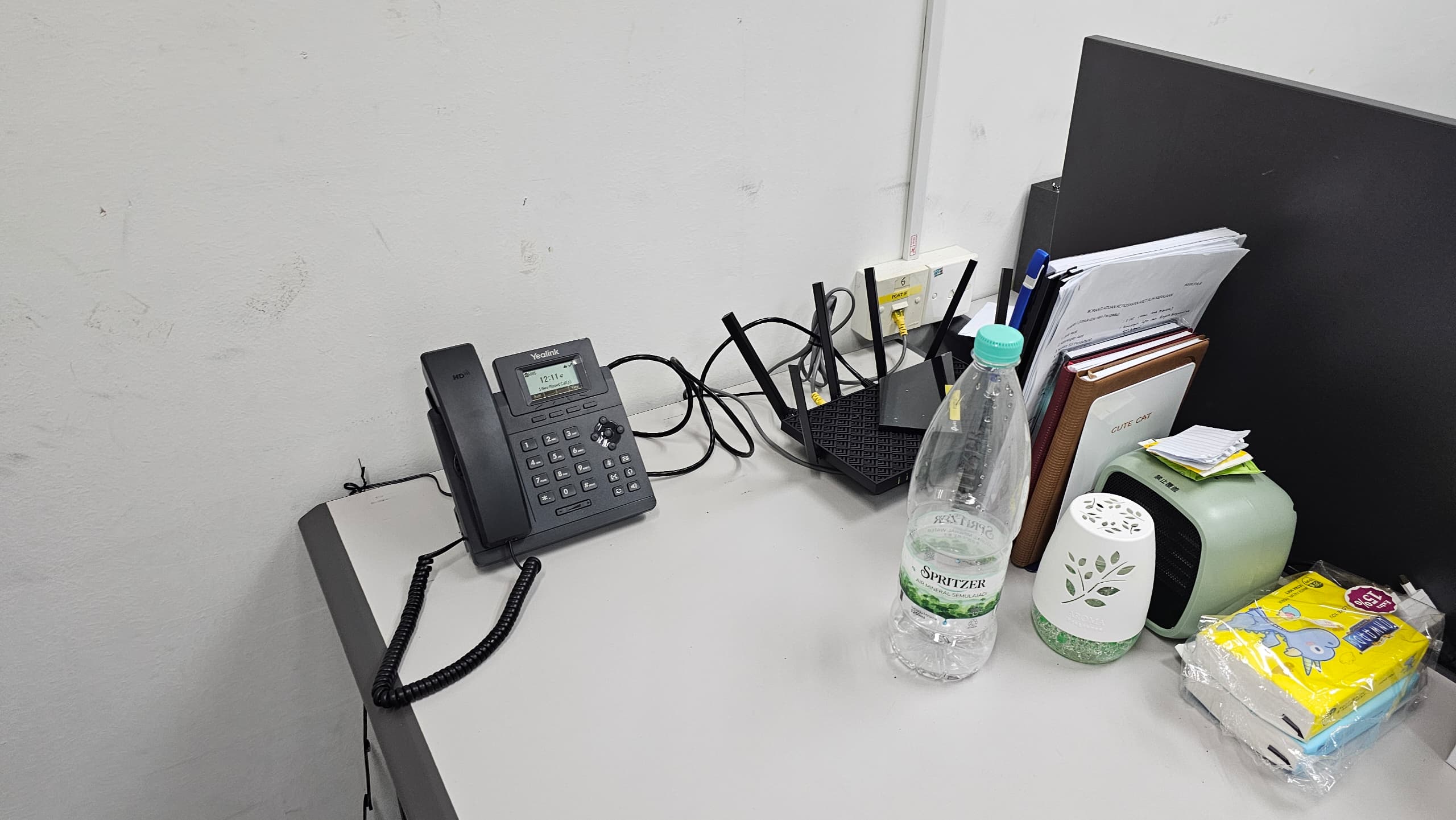 Cloud PBX customer setup with office IP phones