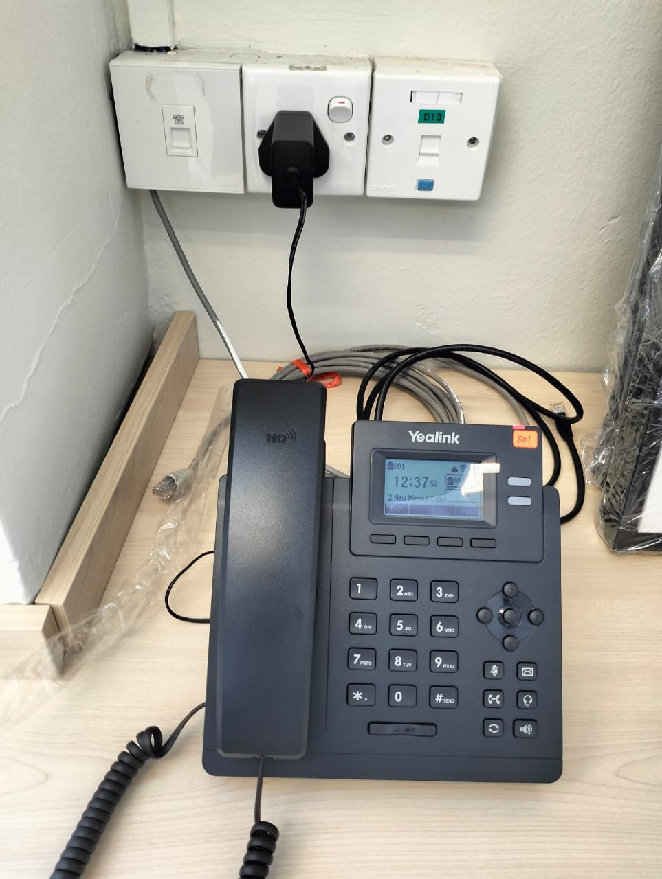 Cloud PBX customer setup with office IP phones