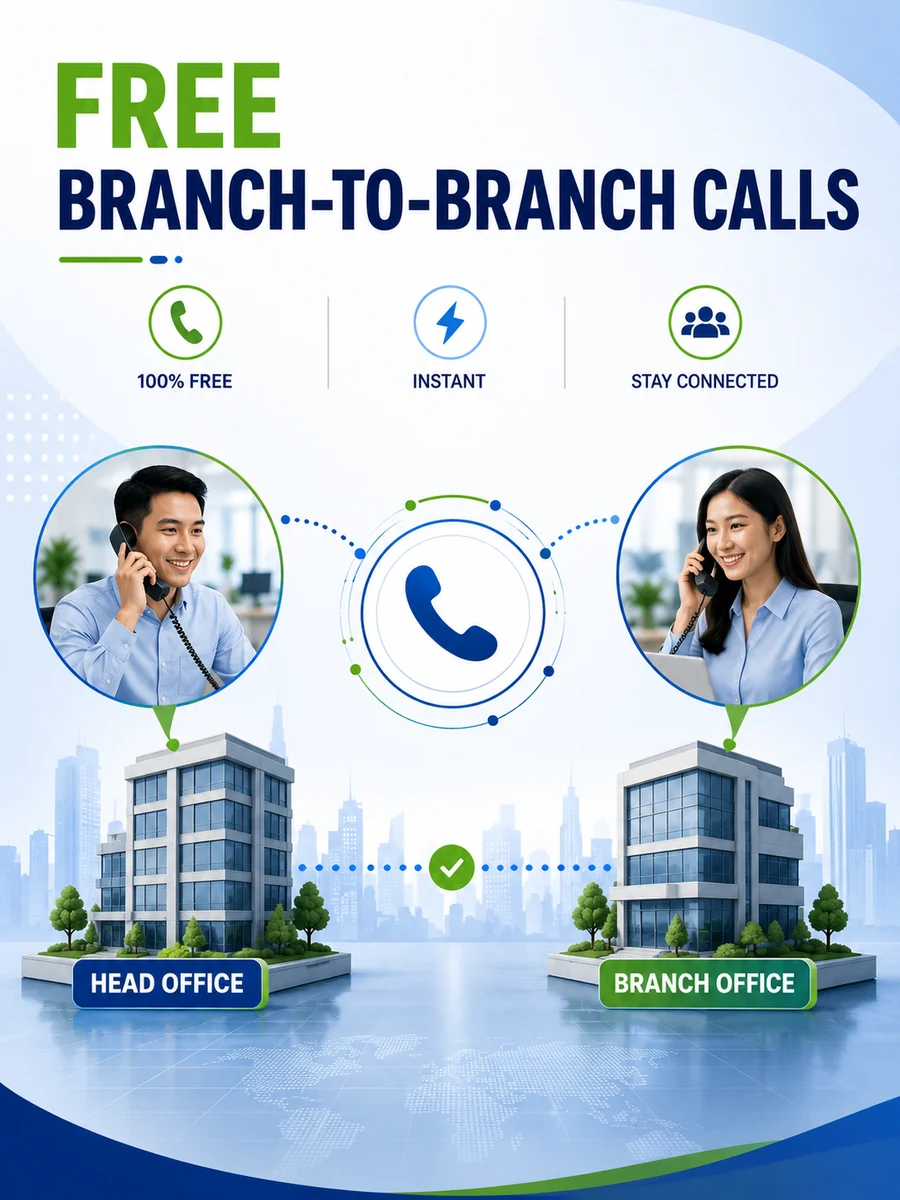 AlienVoIP free branch to branch call between business offices